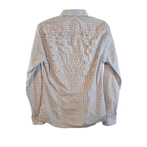 Men Brice lightweight button down casual shirt button cuffs size S slim - Picture 2 of 12